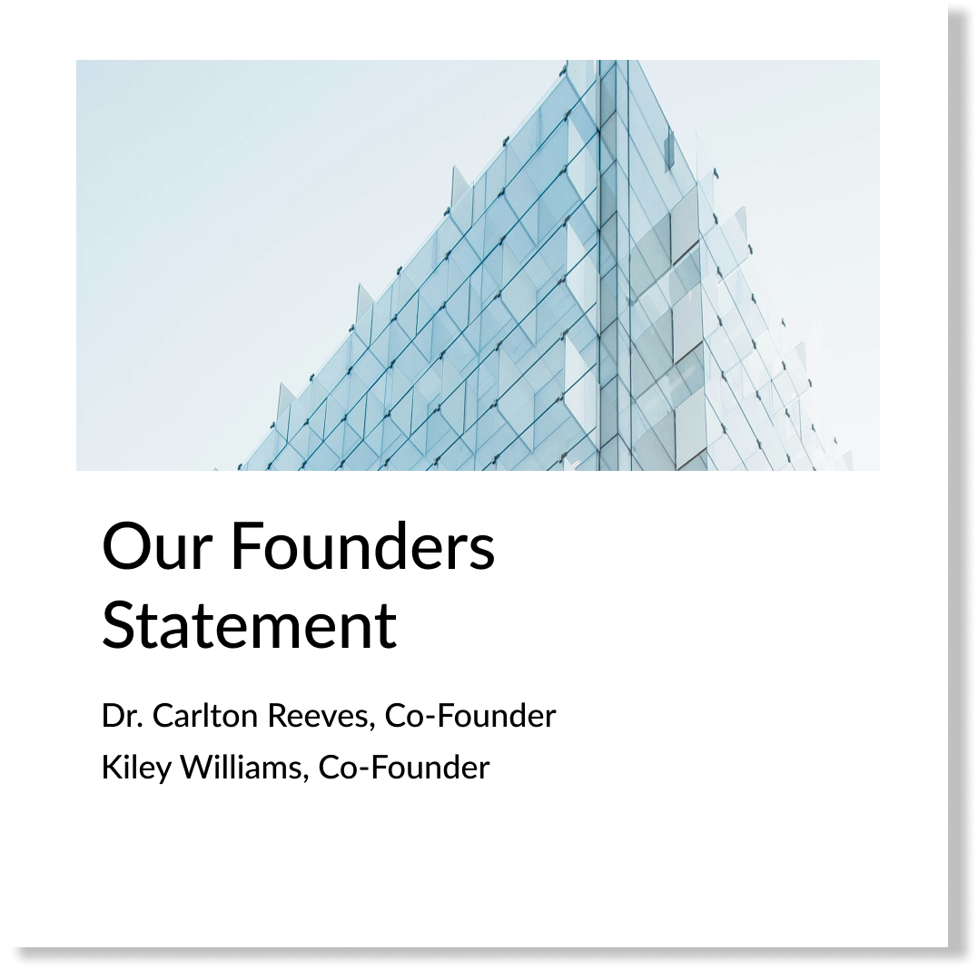 Founder's Statement
