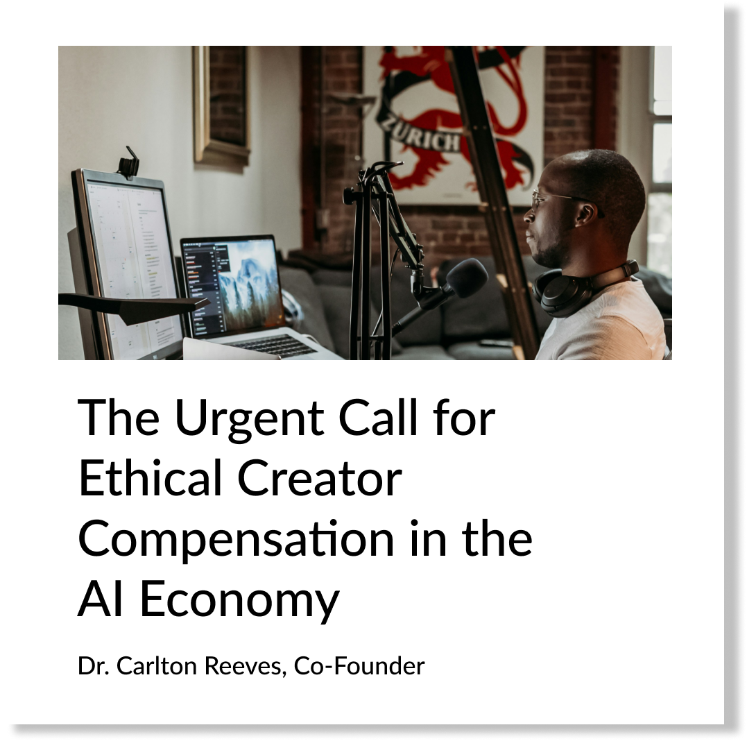 The Urgent Call for Ethical Creator Compensation in the AI Economy
